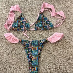 Strawberry Milk Mob “Square Flare Top”